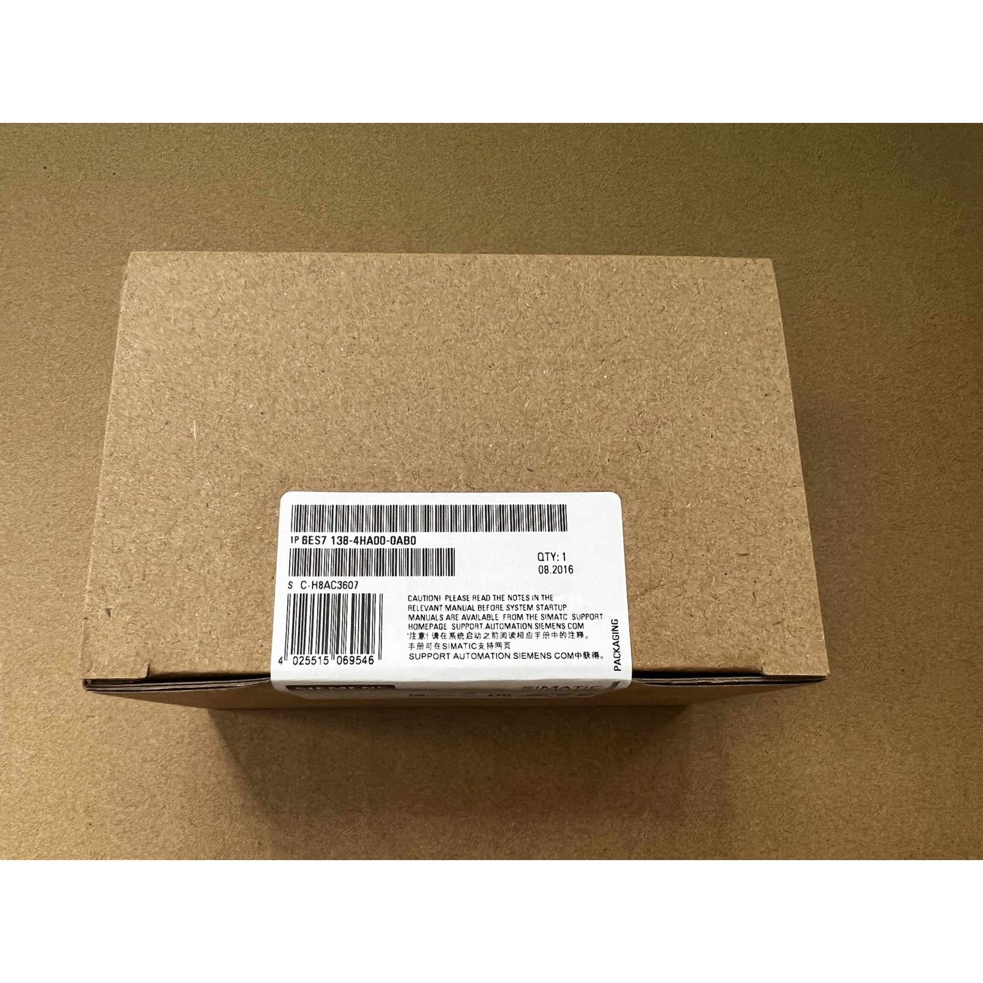 6ES7 138-4HA00-00 全新PLC模块