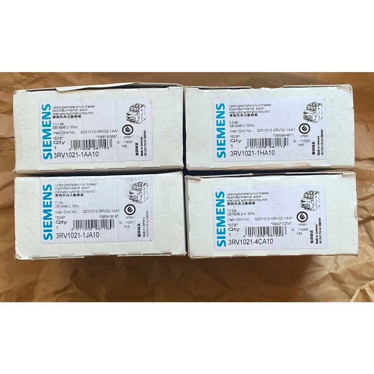 3RV1021-1HA10,3RV1021-4CA10 全新