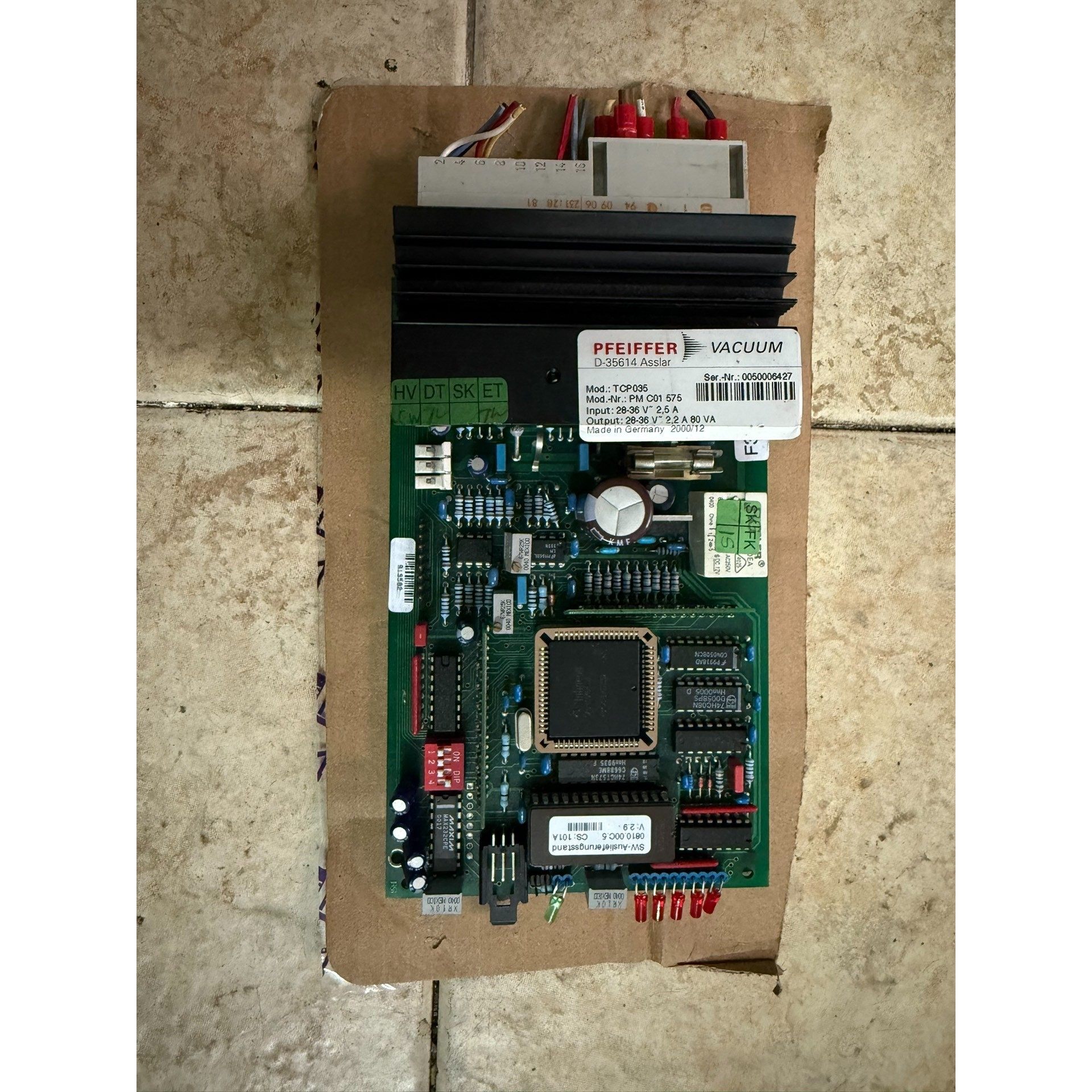 TCP035 普发分子泵连控制器PM C01 57 二手拆机