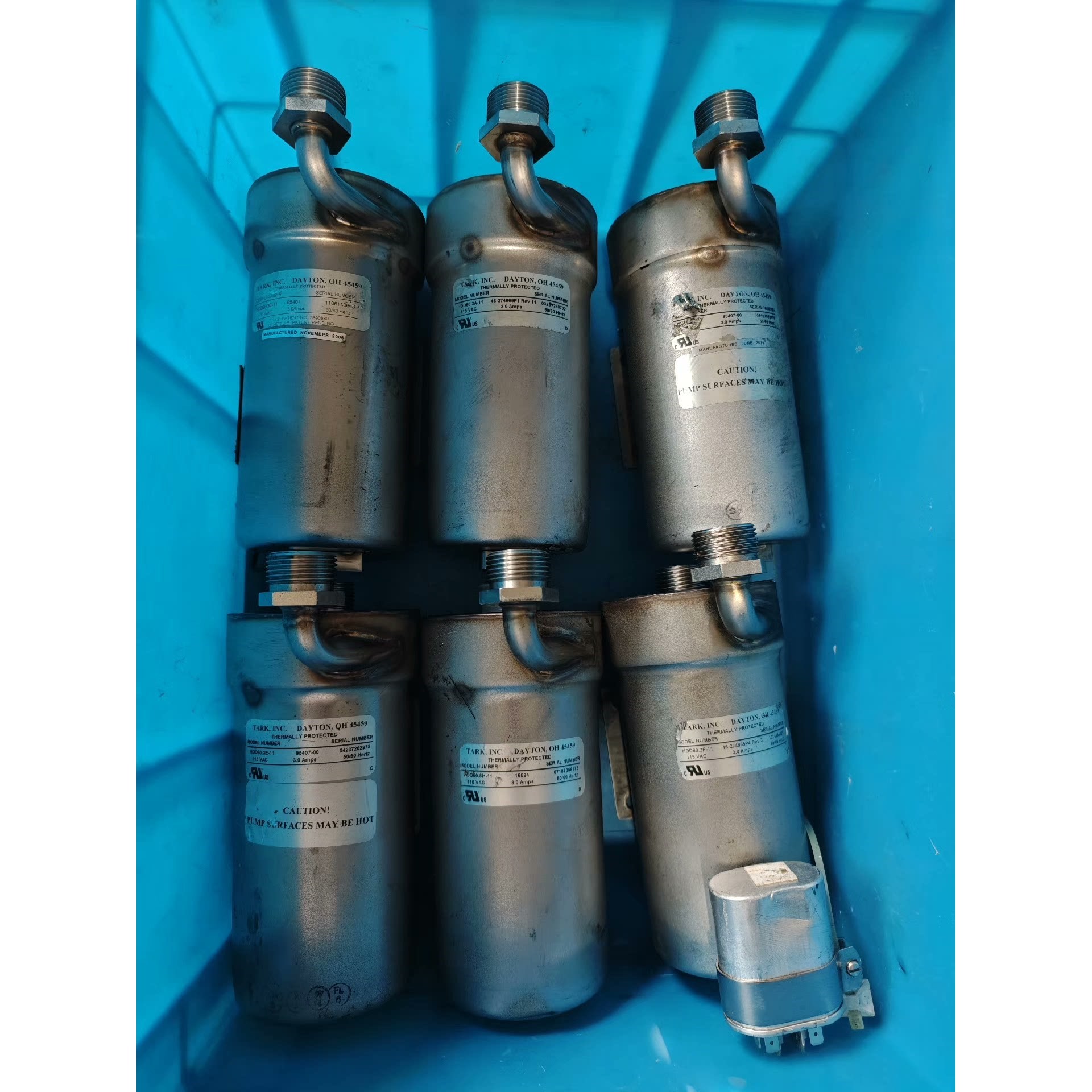 美国TARK,INC交流不锈钢外壳油泵HDD60.3E-11