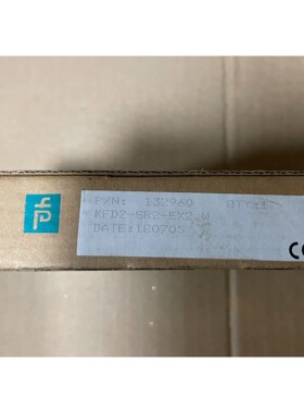 132960 全新倍加福安全栅 KFD2-SR2-Ex2.W