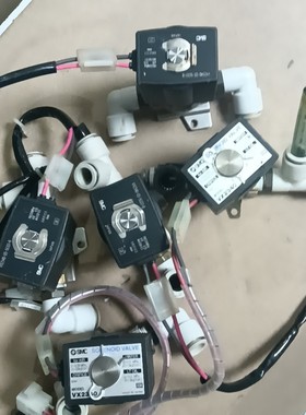 出电磁阀,白色,型号VX230,线圈电压AC110V,