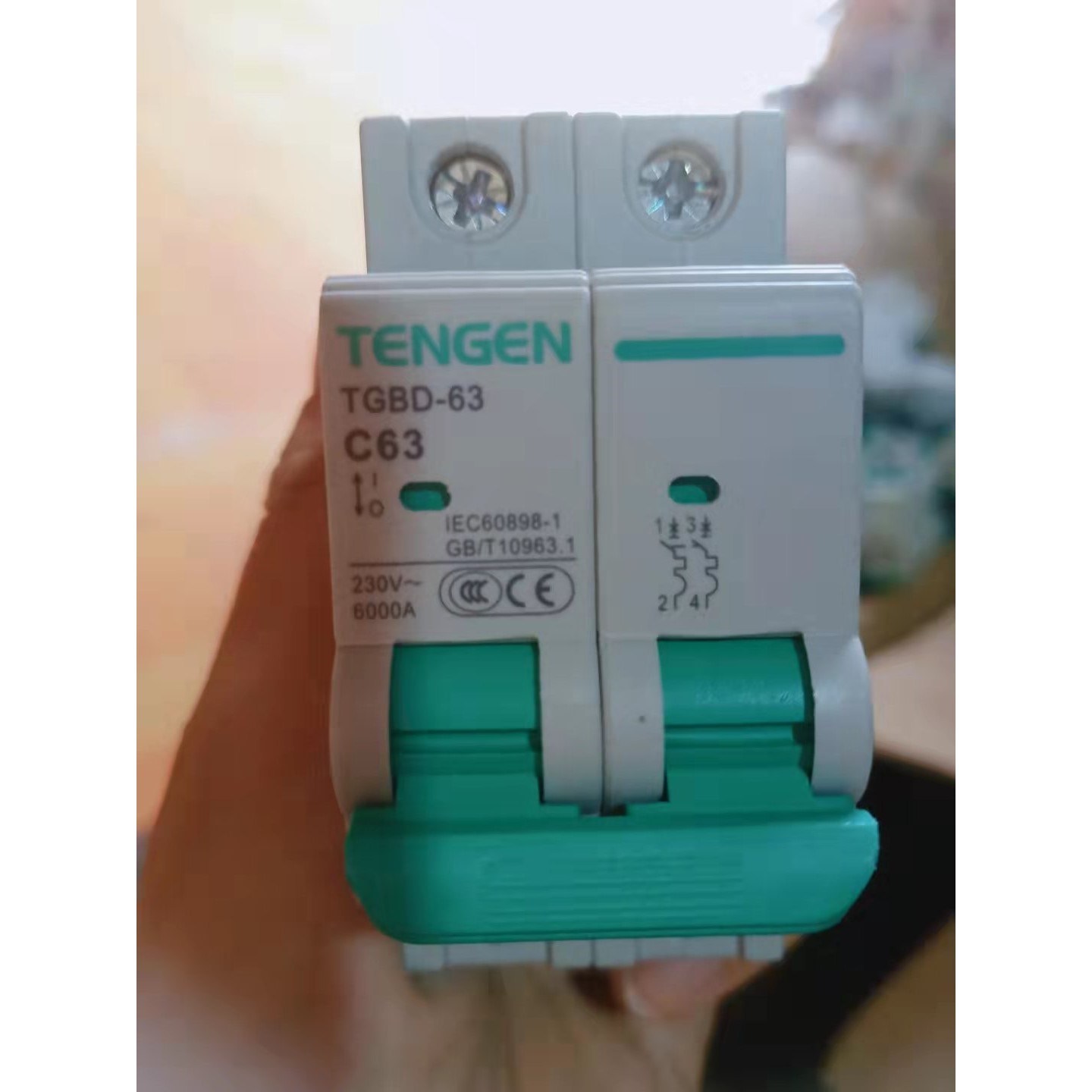 天正2p63安空开断路器,款祥云款,拆机九五新,未通电使