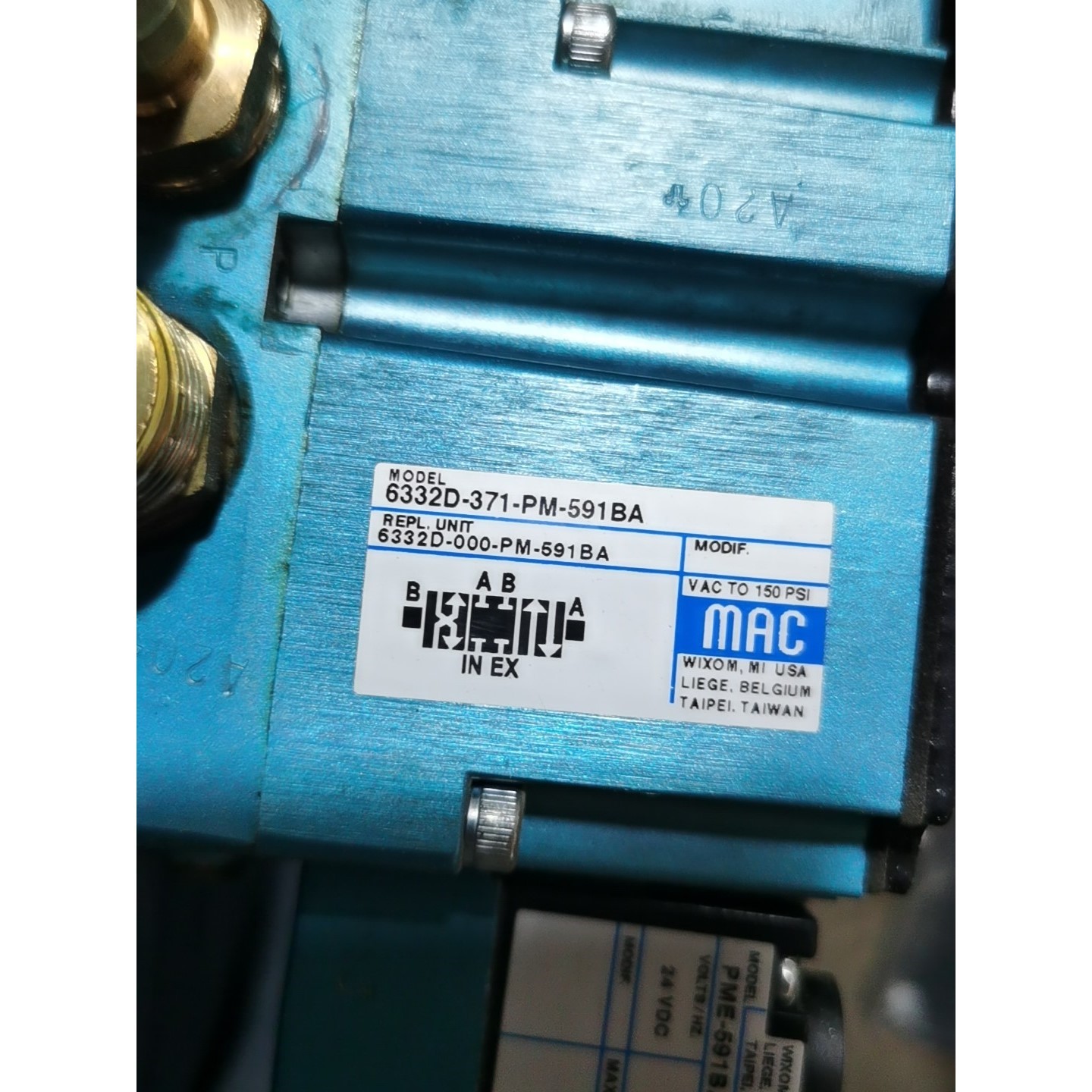 电磁阀6332D-371-PM-591BA,成色还不错