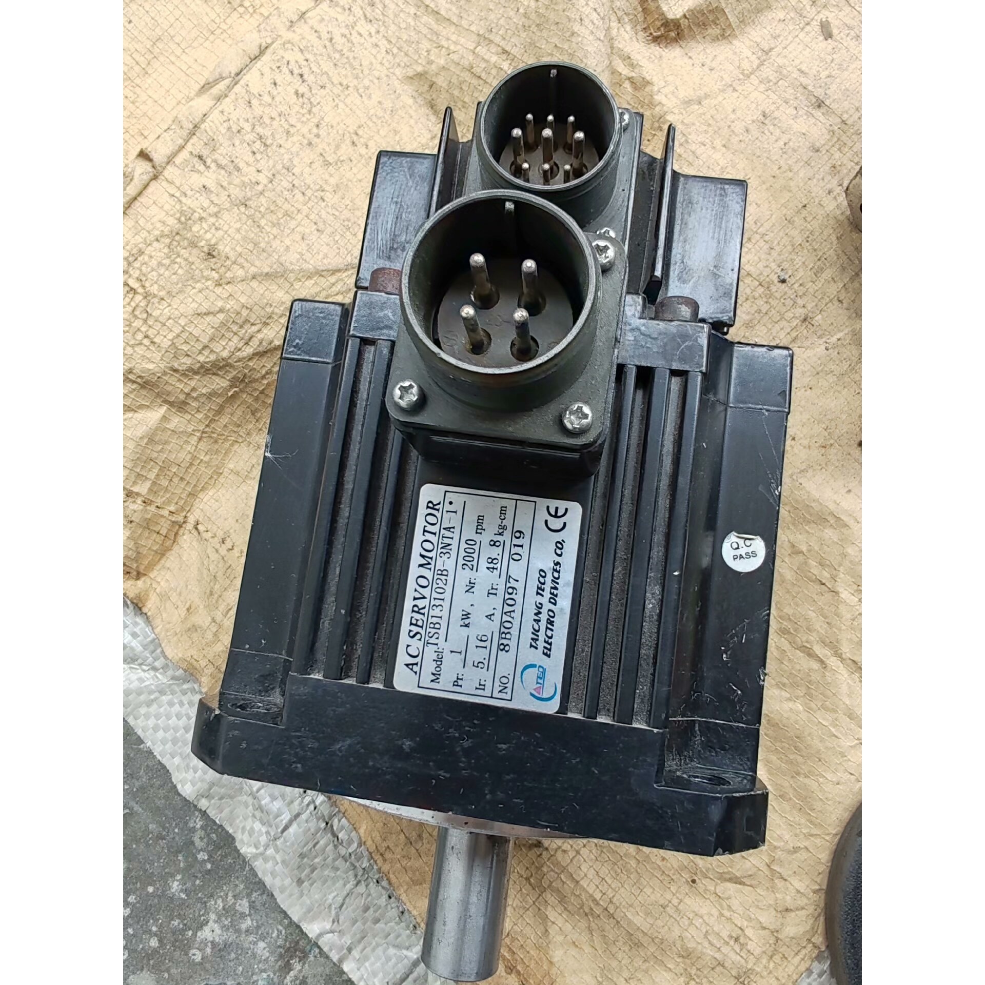 东元1KW伺服电机TSB13102A-3NFA-1