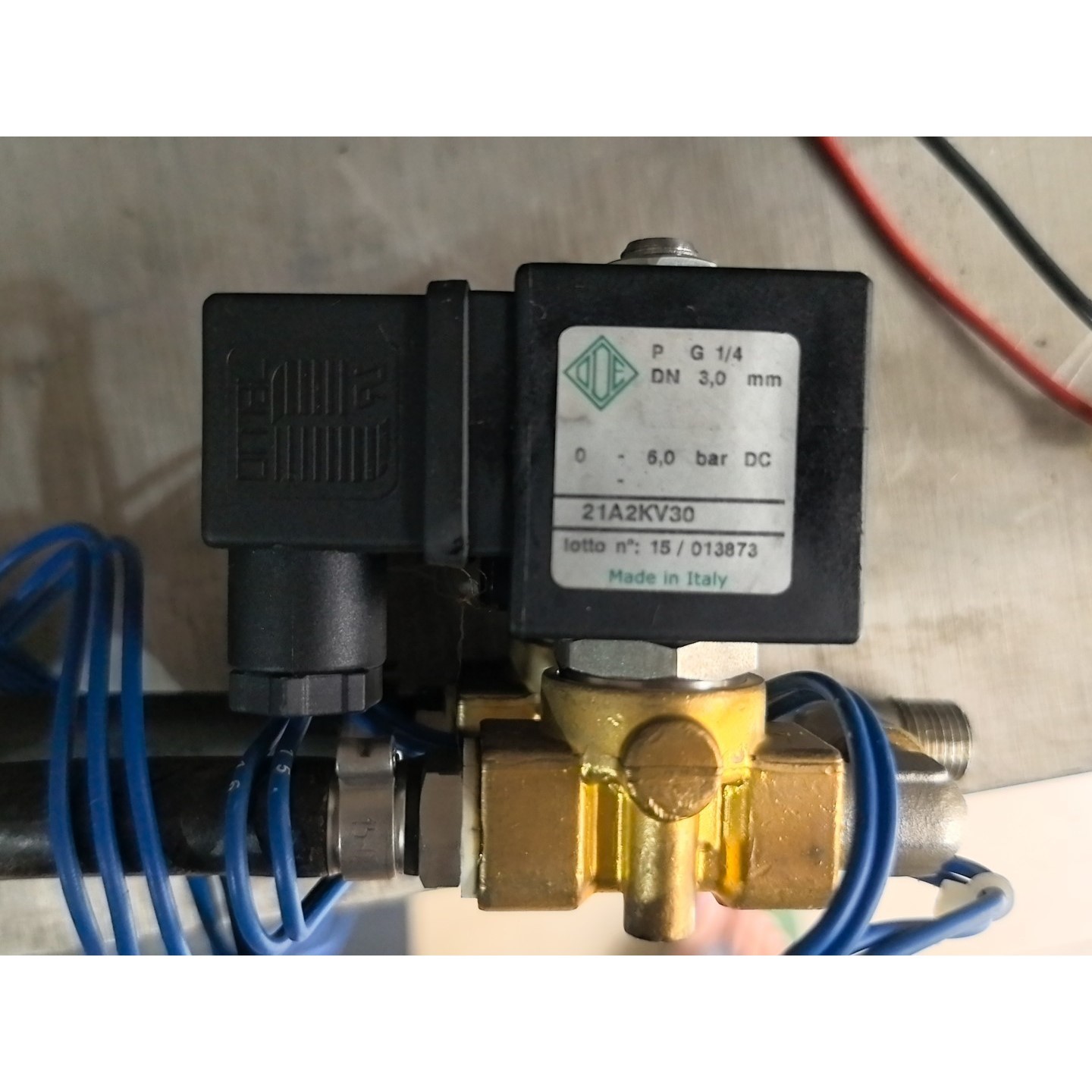 意大利欧帝ODE电磁阀 21A2KV30,实物拍摄功能正常拆