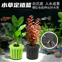 家用鱼缸水草定植篮造景装饰养草杯花卉固根器水草泥沉底固定器培