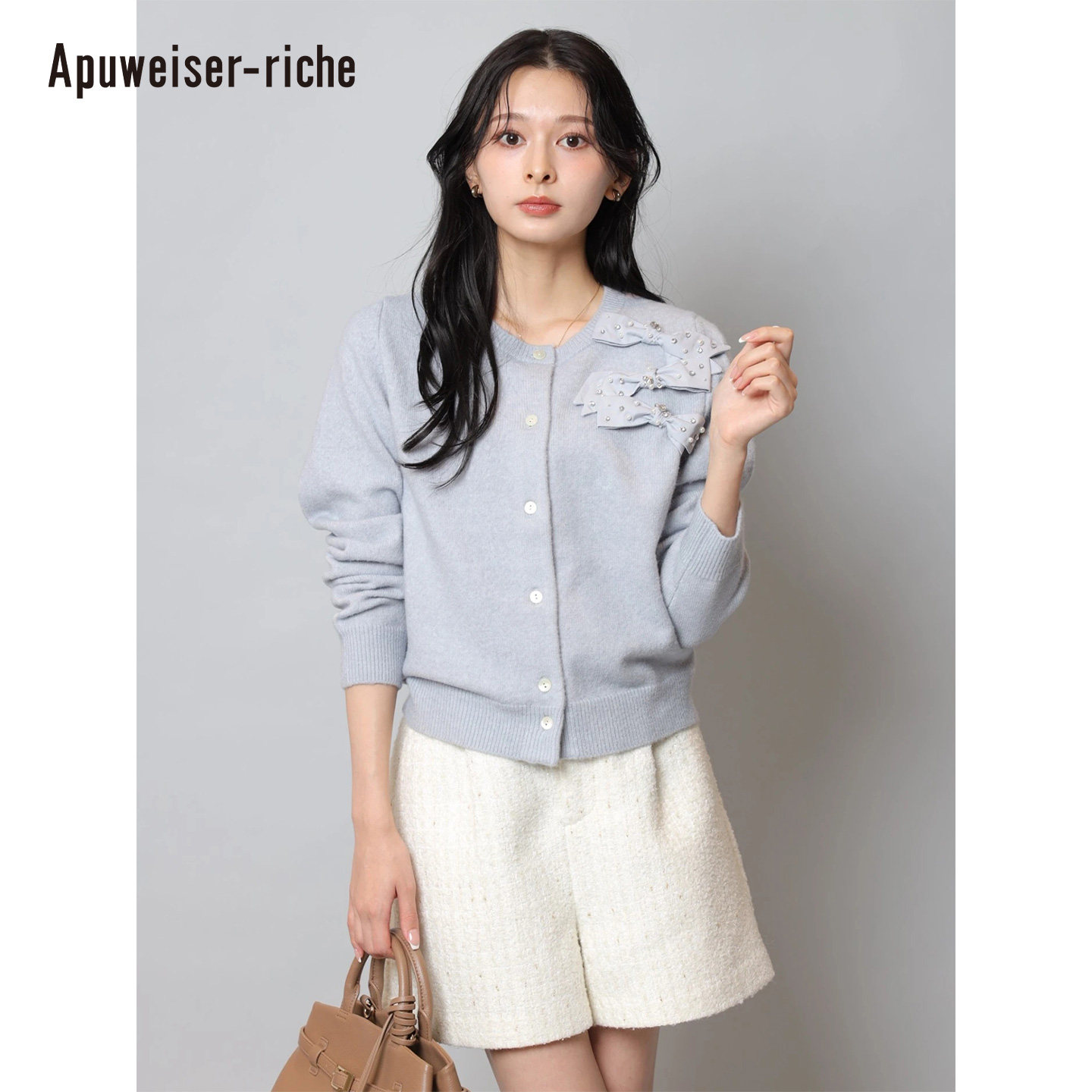 Apuweiser-riche2025秋冬新品 秋冬宽松休闲短裤25371860,女装/女士精品,短裤,淘宝优惠券,粉丝福利购,淘宝优惠卷