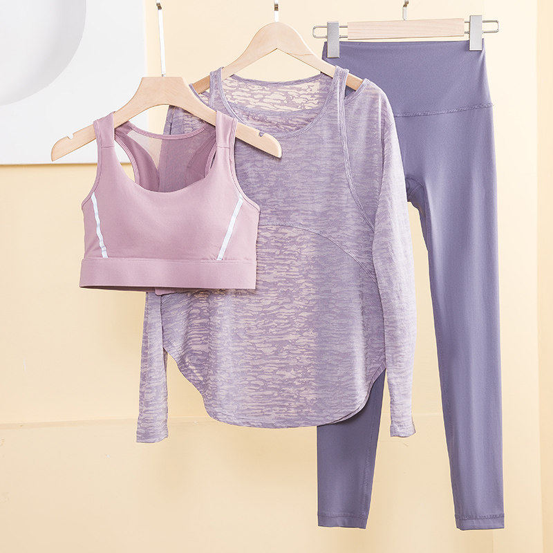 MDCW米兰风长袖高级感瑜伽服套装女春秋季跑步运动罩衫专业健身衣