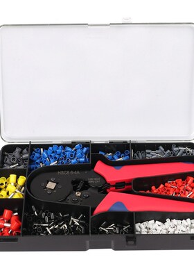 新品冷压端子压线钳HSC8 6-4 6套装欧式管型接线端头压线钳子