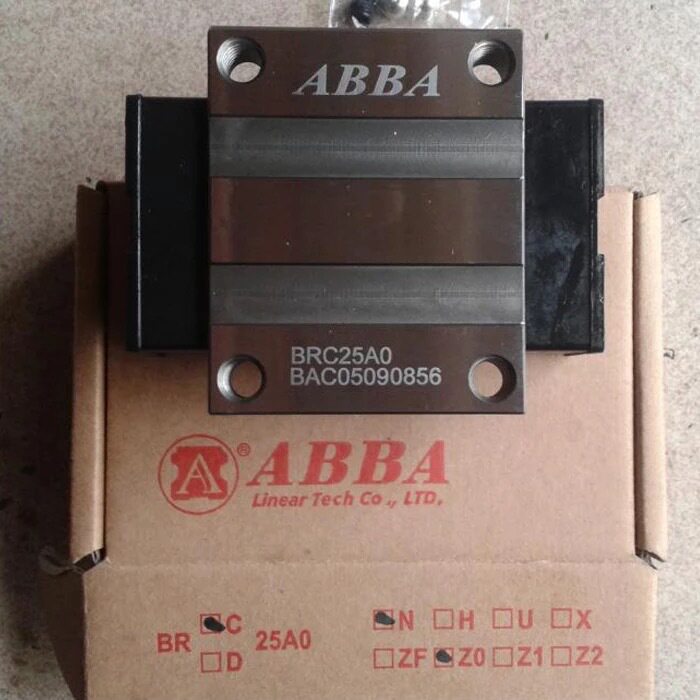 现货ABBA导轨滑块BRH20BL BRH25BL BRH30BL直线导轨滑块 假一罚十