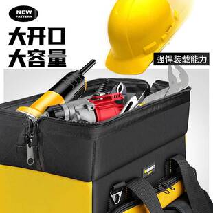 常胜客大号多功能牛津布工具拉杆箱五金带轮拉杆式工具箱包维修包
