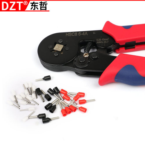 跨境冷压端子套装 1200pcs压线钳HSC8 6-4 6套装欧式管型接线端头