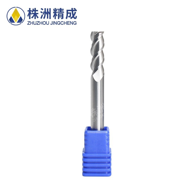 株钻整体硬质合金ZCCC.CT 铝用钨钢铣刀 三刃平头直柄立铣