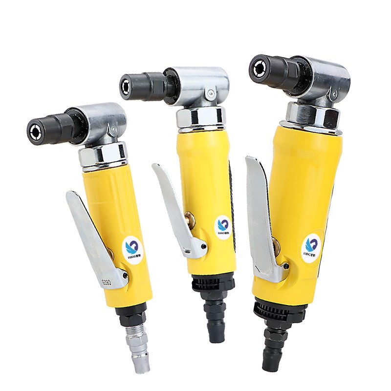 90M气动90度刻磨机直角风磨弯头打磨砂光抛光机3mm6mm