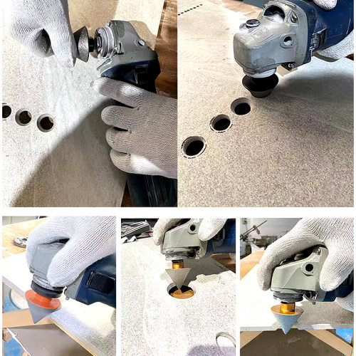 金刚石工具瓷砖倒角器修边器钻头钎焊大理石石英石石材磨边轮