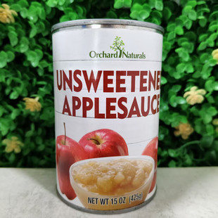 425g美国进口无糖苹果酱UNSWEETENED罐头APPLE FRUIT沙拉酱 SAUCE