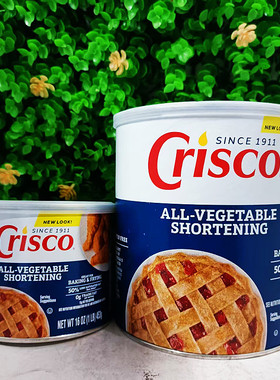 美国进口Crisco牌蔬菜祁酥油菜籽油调味ALL Vegetable Shortening