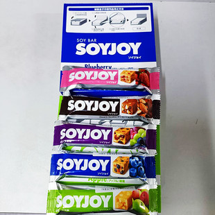 日本大豆果滋棒巧克力杏仁提子味草莓味代餐饼干零食SOYJOY能量棒