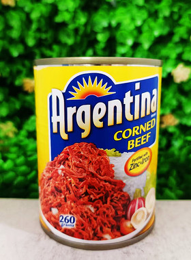 260g菲律宾Argentina腌牛肉罐头CORNED BEEF CURRIED RICE进口