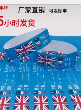一次性手环入场券腕带定制