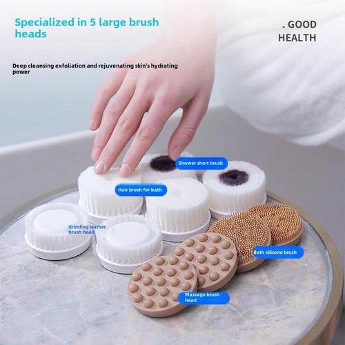 德国电动浴刷，全自动长柄浴按摩擦，背部擦，强力擦膏