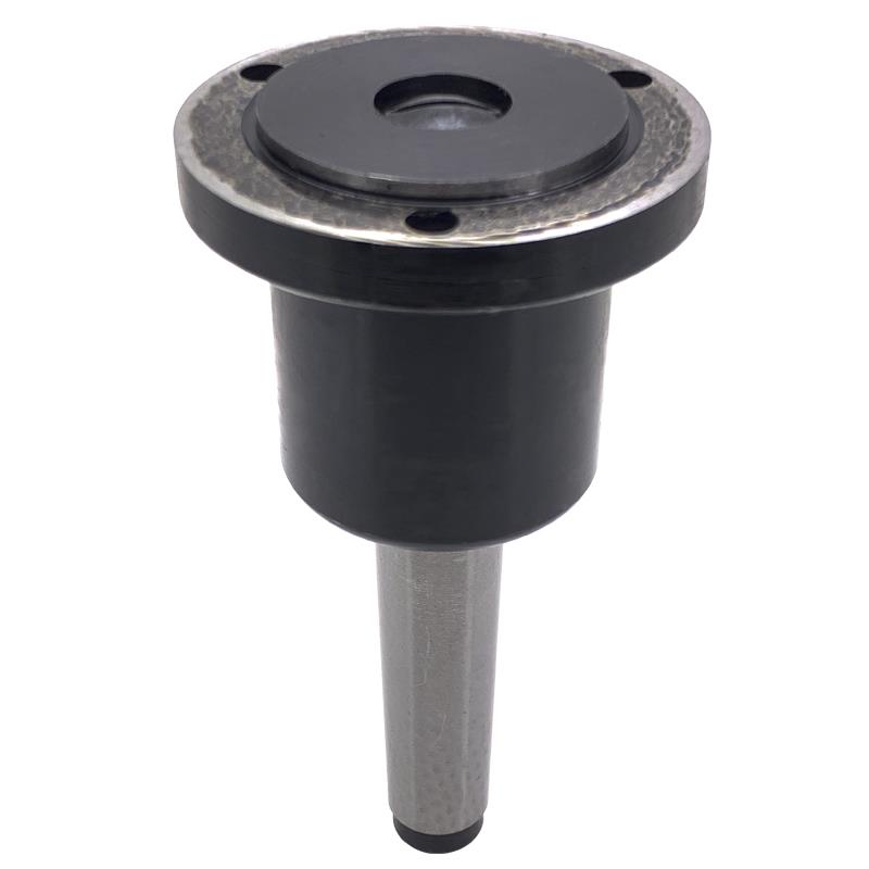 旋转莫氏3 4 No. 5锥柄旋转三爪卡盘后法兰上架80 100 125 160