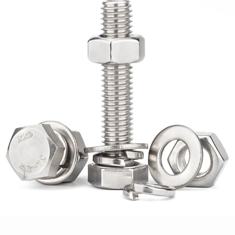不锈钢外六角组合螺丝母