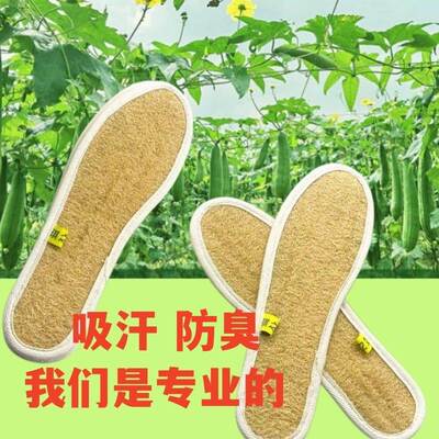 纯天然丝瓜络鞋垫防臭透气按摩吸汗除臭皮运动鞋软底男女学生通用