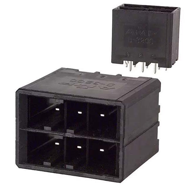 AMP D-3200  6针YY卡位 2-178140-5镀锡针脚  全新原装 可直拍