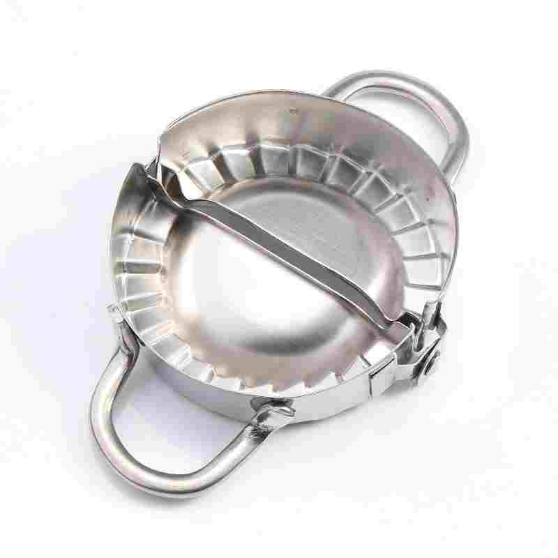 包饺子神器工具家用不锈钢手动包铰子器捏饺子皮绞子花型水饺模具