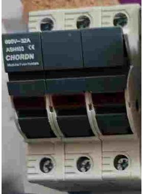全新原装进口CHORDN熔断器底座ASH103