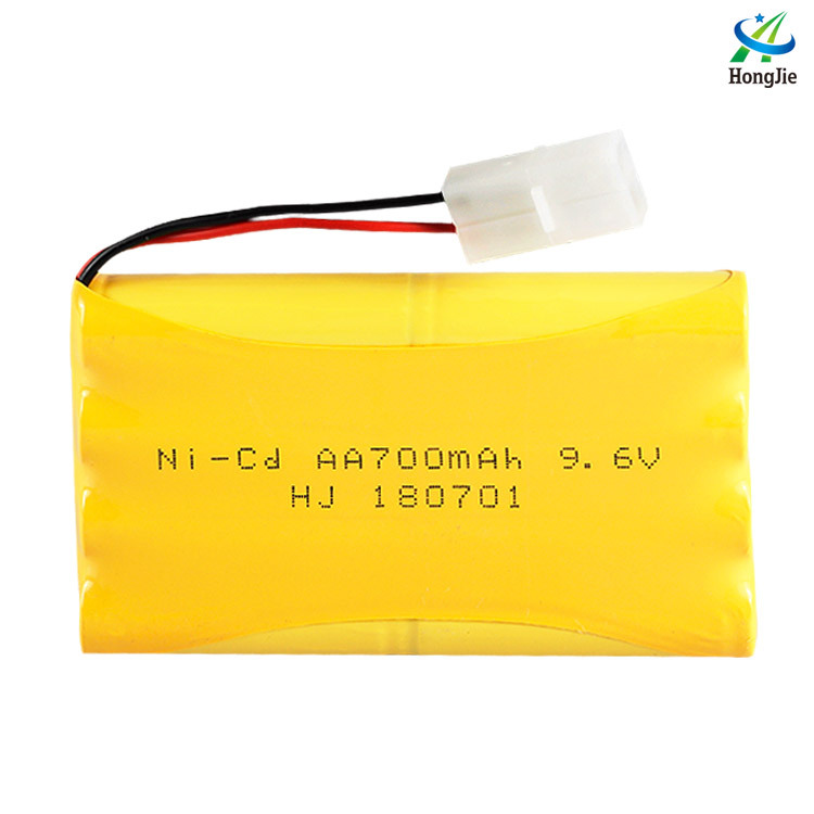 厂销9.6V 700mAh镍镉充电电池组遥控电动玩具照明灯饰AA充电电池