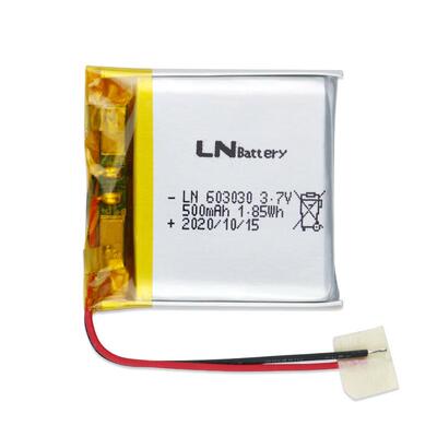 603030聚合物锂电池500mah3.7v带保护板电池组合锂电池组