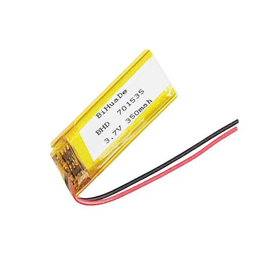 701535（350mAh）3.7V蓝牙耳麦电池