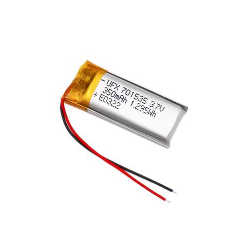 UFX701535 3.7V 350mAh鼠标训狗器U盾刷卡机KC锂电池