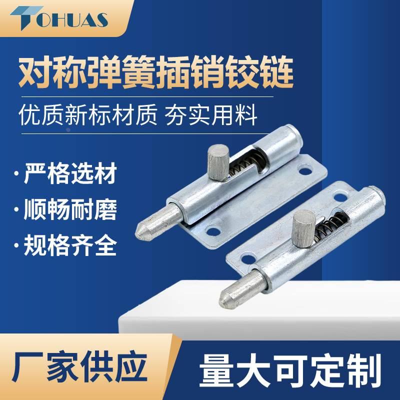 对称弹簧插销铰链 伸缩门铰F6-20-N1A50WR/L弹簧对称铰链