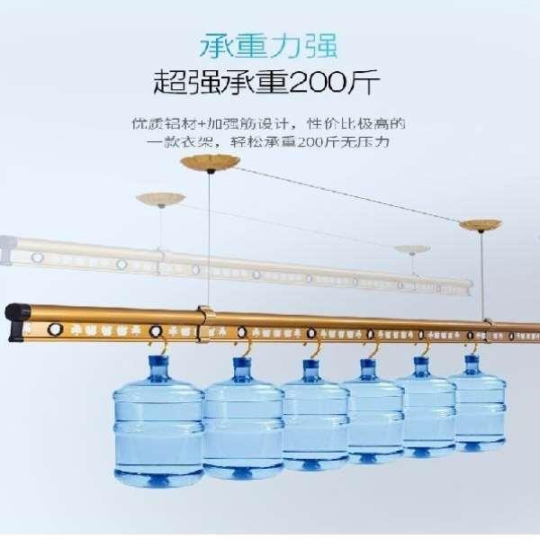 升降晾衣架室内阳台手摇晾衣架单杆式双杆式晒衣架凉衣架