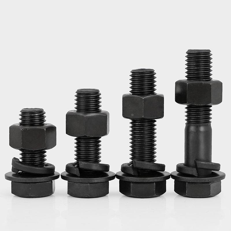 M6M8M10M12M14M16 12.9级组合螺丝螺母套装大全加长外六角螺栓杆