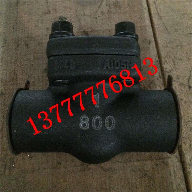 H14HH61Y800L64C100IDN20DN2550单向阀新款锻钢螺纹旋启式止回阀