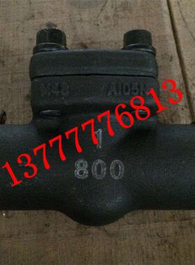 H14HH61Y800L64C100IDN20DN2550单向阀新款锻钢螺纹旋启式止回阀