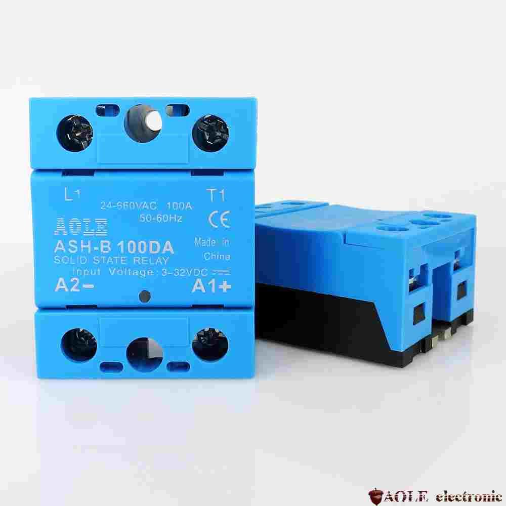 奥乐单相固态继电器ASH-B 100DA直流控交流80A质保一年现货供应