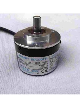 内密控编码器 增量式旋转光电 实心轴脉冲编码器 NOC-S1024-2MHC