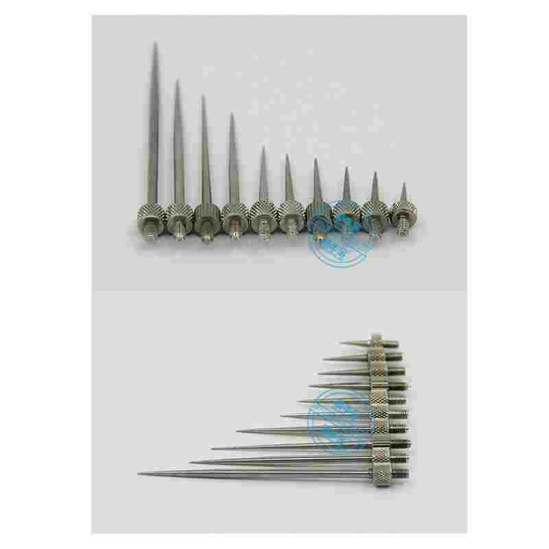 针型特尖细头测针高度计规百千分表测头螺纹M2.5mm直径1.0.8.0.4