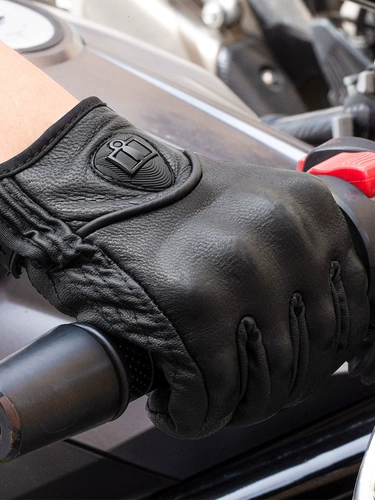 Летние перчатки на четыре сезона, универсальный ретро гоночный автомобиль, ветрозащитное водонепроницаемое снаряжение подходит для мужчин и женщин