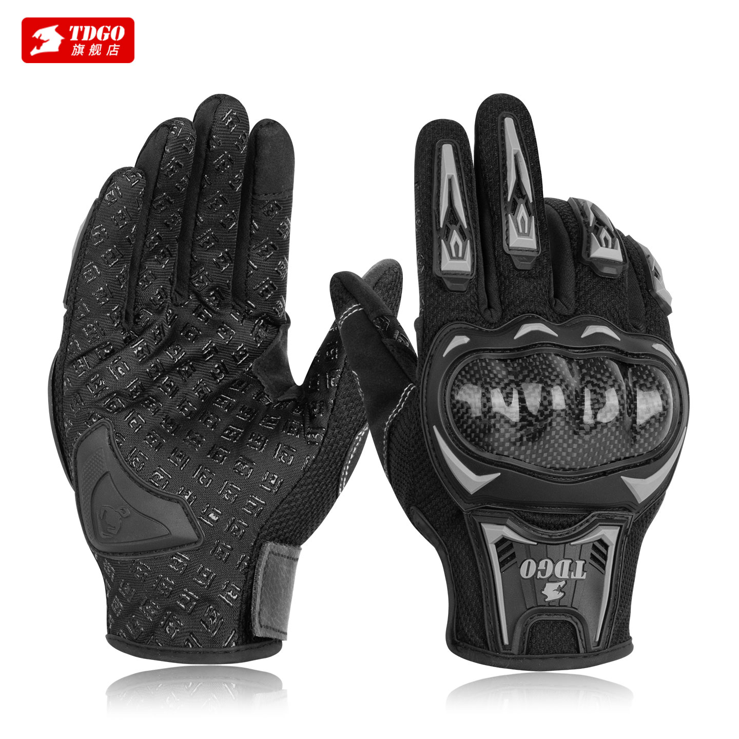 摩托车骑行手套冬季防寒防水机车防风保暖暴雨级防摔手套四季通用