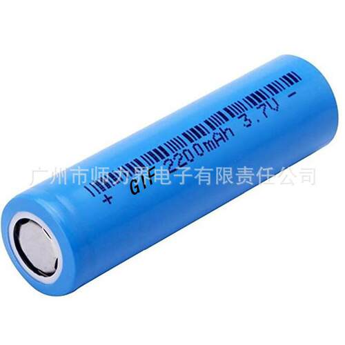18650 2200mAh 3.7V锂电池 移动电源 太阳能板壁灯护外电源20A