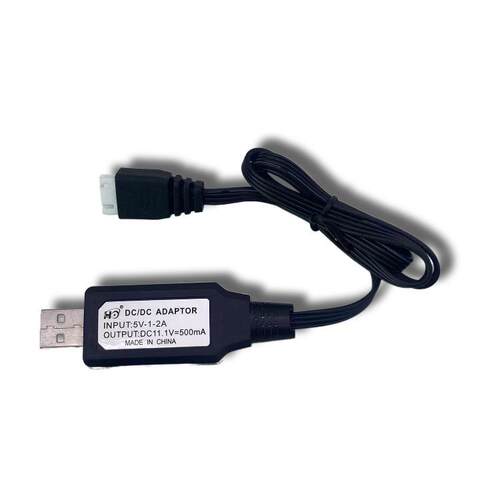 11.1V 500mA 锂电池 玩具遥充电电池玩具配件 USB线平衡充电器