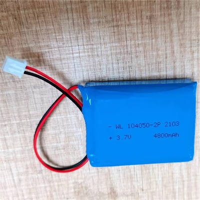 104050并联电池组3.7V 4800毫安  摄影机 104050串联7.4V 2400mAh