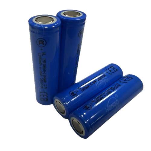 高品质18650电池1800MAH A品 3.7V可充电平头电池 应急灯电池